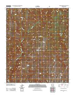 Armer Mountain Arizona Historical topographic map, 1:24000 scale, 7.5 X 7.5 Minute, Year 2011