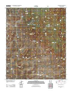 Arnold Mesa Arizona Historical topographic map, 1:24000 scale, 7.5 X 7.5 Minute, Year 2012