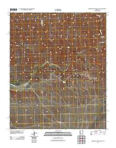 Arrastra Mountain SE Arizona Historical topographic map, 1:24000 scale, 7.5 X 7.5 Minute, Year 2011