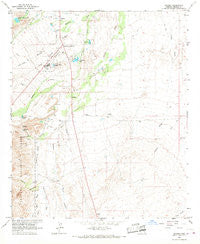 Artesia Arizona Historical topographic map, 1:24000 scale, 7.5 X 7.5 Minute, Year 1966