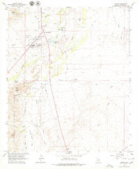 Artesia Arizona Historical topographic map, 1:24000 scale, 7.5 X 7.5 Minute, Year 1966