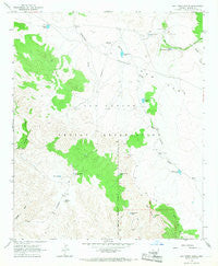 Ash Creek Ranch Arizona Historical topographic map, 1:24000 scale, 7.5 X 7.5 Minute, Year 1966