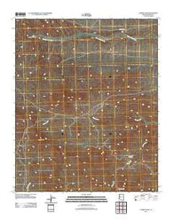 Aubrey Peak Arizona Historical topographic map, 1:24000 scale, 7.5 X 7.5 Minute, Year 2011