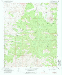 Austin Peak Arizona Historical topographic map, 1:24000 scale, 7.5 X 7.5 Minute, Year 1968