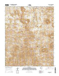Austin Peak Arizona Current topographic map, 1:24000 scale, 7.5 X 7.5 Minute, Year 2014