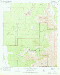 Avra Arizona Historical topographic map, 1:24000 scale, 7.5 X 7.5 Minute, Year 1968