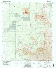 Avra Arizona Historical topographic map, 1:24000 scale, 7.5 X 7.5 Minute, Year 1992