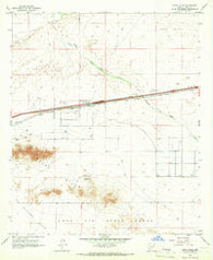 Aztec Hills Arizona Historical topographic map, 1:24000 scale, 7.5 X 7.5 Minute, Year 1965