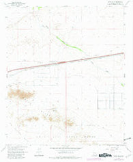 Aztec Hills Arizona Historical topographic map, 1:24000 scale, 7.5 X 7.5 Minute, Year 1965