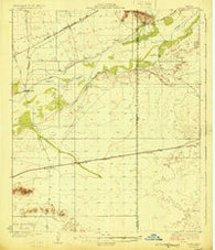 Aztec Arizona Historical topographic map, 1:62500 scale, 15 X 15 Minute, Year 1929