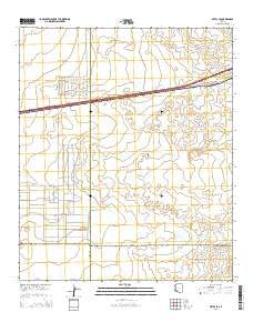Aztec SE Arizona Current topographic map, 1:24000 scale, 7.5 X 7.5 Minute, Year 2014