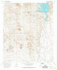 Baldy Mtn Arizona Historical topographic map, 1:24000 scale, 7.5 X 7.5 Minute, Year 1964