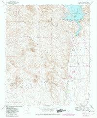 Baldy Mtn Arizona Historical topographic map, 1:24000 scale, 7.5 X 7.5 Minute, Year 1964