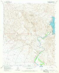 Bartlett Dam Arizona Historical topographic map, 1:24000 scale, 7.5 X 7.5 Minute, Year 1964