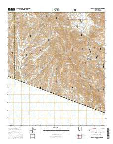 Bartlett Mountain Arizona Current topographic map, 1:24000 scale, 7.5 X 7.5 Minute, Year 2014
