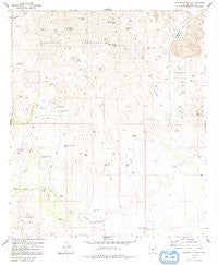 Batamote Hills Arizona Historical topographic map, 1:24000 scale, 7.5 X 7.5 Minute, Year 1981