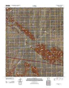 Bear Hills Arizona Historical topographic map, 1:24000 scale, 7.5 X 7.5 Minute, Year 2011
