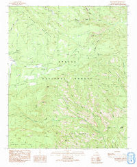Beaverhead Arizona Historical topographic map, 1:24000 scale, 7.5 X 7.5 Minute, Year 1991