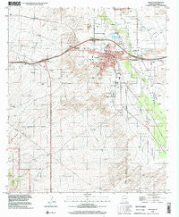 Benson Arizona Historical topographic map, 1:24000 scale, 7.5 X 7.5 Minute, Year 1996