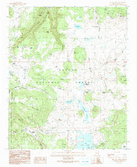 Big Lake North Arizona Historical topographic map, 1:24000 scale, 7.5 X 7.5 Minute, Year 1991