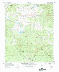 Big Lake Arizona Historical topographic map, 1:62500 scale, 15 X 15 Minute, Year 1958