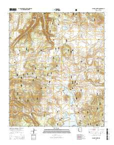 Big Lake North Arizona Current topographic map, 1:24000 scale, 7.5 X 7.5 Minute, Year 2014