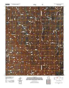 Big Lue Mountains Arizona Historical topographic map, 1:24000 scale, 7.5 X 7.5 Minute, Year 2011