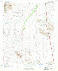 Biscuit Flat Arizona Historical topographic map, 1:24000 scale, 7.5 X 7.5 Minute, Year 1965