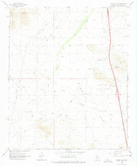 Biscuit Flat Arizona Historical topographic map, 1:24000 scale, 7.5 X 7.5 Minute, Year 1965