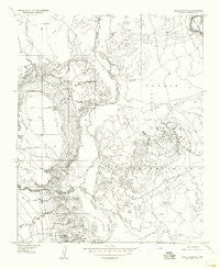 Black Falls NE Arizona Historical topographic map, 1:24000 scale, 7.5 X 7.5 Minute, Year 1955