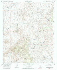 Black Mountain Arizona Historical topographic map, 1:24000 scale, 7.5 X 7.5 Minute, Year 1949