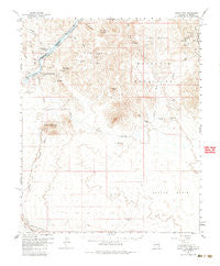Black Peak Arizona Historical topographic map, 1:62500 scale, 15 X 15 Minute, Year 1959