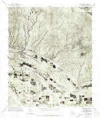 Blackwater Arizona Historical topographic map, 1:24000 scale, 7.5 X 7.5 Minute, Year 1971