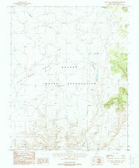 Blue Moon Reservoir Arizona Historical topographic map, 1:24000 scale, 7.5 X 7.5 Minute, Year 1988