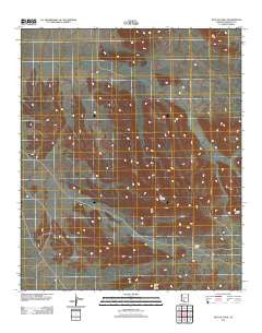 Blue Plateau Arizona Historical topographic map, 1:24000 scale, 7.5 X 7.5 Minute, Year 2011