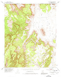 Boot Mesa Arizona Historical topographic map, 1:62500 scale, 15 X 15 Minute, Year 1952