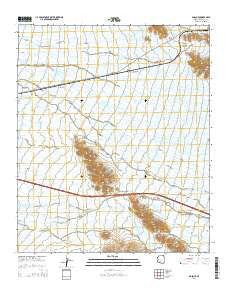 Bosque Arizona Current topographic map, 1:24000 scale, 7.5 X 7.5 Minute, Year 2014