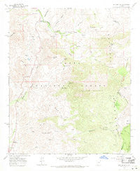Boulder Mtn Arizona Historical topographic map, 1:24000 scale, 7.5 X 7.5 Minute, Year 1964