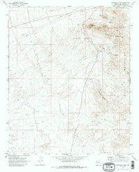 Boundary Cone Arizona Historical topographic map, 1:24000 scale, 7.5 X 7.5 Minute, Year 1970