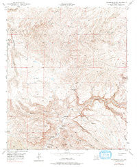 Brandenburg Mtn Arizona Historical topographic map, 1:24000 scale, 7.5 X 7.5 Minute, Year 1949
