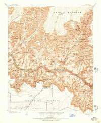 Bright Angel Arizona Historical topographic map, 1:48000 scale, 15 X 15 Minute, Year 1903