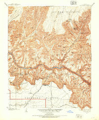 Bright Angel Arizona Historical topographic map, 1:48000 scale, 15 X 15 Minute, Year 1903