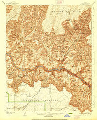 Bright Angel Arizona Historical topographic map, 1:48000 scale, 15 X 15 Minute, Year 1906