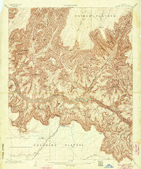 Bright Angel Arizona Historical topographic map, 1:48000 scale, 15 X 15 Minute, Year 1906