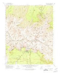 Bright Angel Arizona Historical topographic map, 1:62500 scale, 15 X 15 Minute, Year 1962