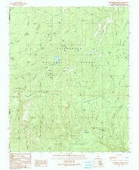 Brookbank Point Arizona Historical topographic map, 1:24000 scale, 7.5 X 7.5 Minute, Year 1990