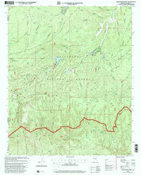 Brookbank Point Arizona Historical topographic map, 1:24000 scale, 7.5 X 7.5 Minute, Year 1998