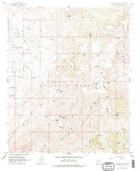 Brooklyn Peak Arizona Historical topographic map, 1:24000 scale, 7.5 X 7.5 Minute, Year 1967