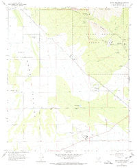 Brown Mountain Arizona Historical topographic map, 1:24000 scale, 7.5 X 7.5 Minute, Year 1968
