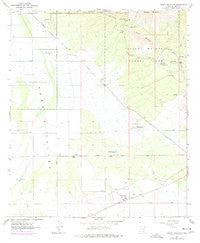 Brown Mountain Arizona Historical topographic map, 1:24000 scale, 7.5 X 7.5 Minute, Year 1968
